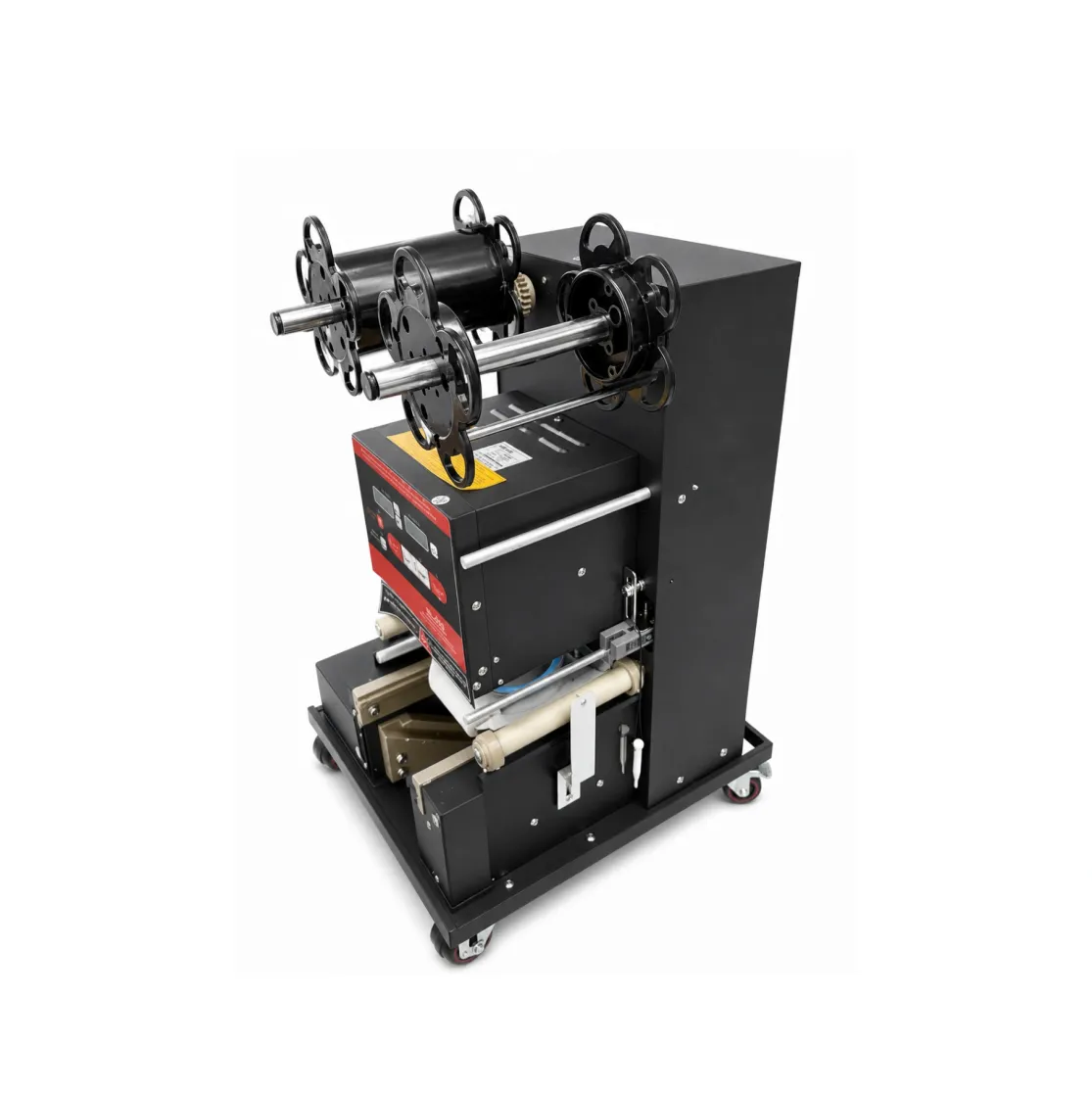 Fully Automatic Cup Sealing Machine, 500W Commercial Bubble Tea Sealer for 90‑95mm Plastic & Paper Cups - Sealing Machine - foodmachtech