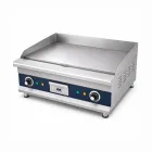 Plancha eléctrica de la encimera de la zona dual comercial, parrilla plana resistente del Flat‑Top para el restaurante y la tienda de la hamburguesa - Estufa comercial del wok - foodmachtech