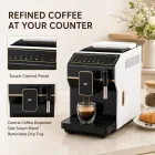 Máquina automática do café expresso, leite Frother, preto - Máquina de Café - foodmachtech