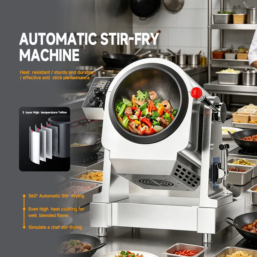 Automatische Fry-Maschine - Wok - foodmachtech