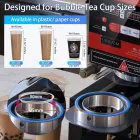 Fully Automatic Cup Sealing Machine, 500W Commercial Bubble Tea Sealer for 90‑95mm Plastic & Paper Cups - Sealing Machine - foodmachtech