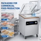 Industrial Single Chamber Vacuum Packing Machine, Large Capacity Commercial Food Vacuum Sealing Equipment - Packaging Machine - foodmachtech
