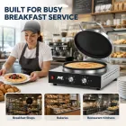 商用電気ベーキンググリドル、両面加熱パンケーキメーカー - 電気グリドル - foodmachtech