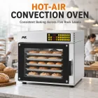 Elektrischer Ofen aus Edelstahl für profession elles Backen - Ofen - Food Mach Tech