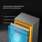 Kommerzieller Reis dampfer - Dampfende Kabinett - foodmachtech