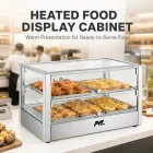 Countertop Heated Food Display Cabinet Commercial Pastry Warmer Showcase - Display Case - foodmachtech