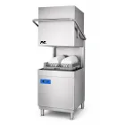 Single-Pump Hood-Type lavaplatos comercial, 30 estantes calentados eléctricos/hora - Lavavajillas - foodmachtech