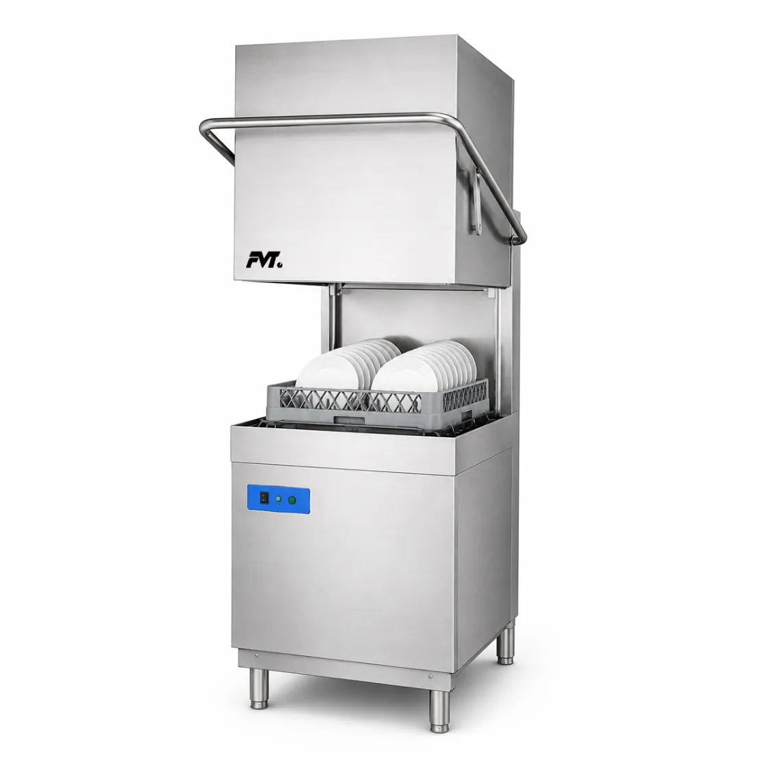 Single-Pump Hood-Type lavaplatos comercial, 30 estantes calentados eléctricos/hora - Lavavajillas - foodmachtech
