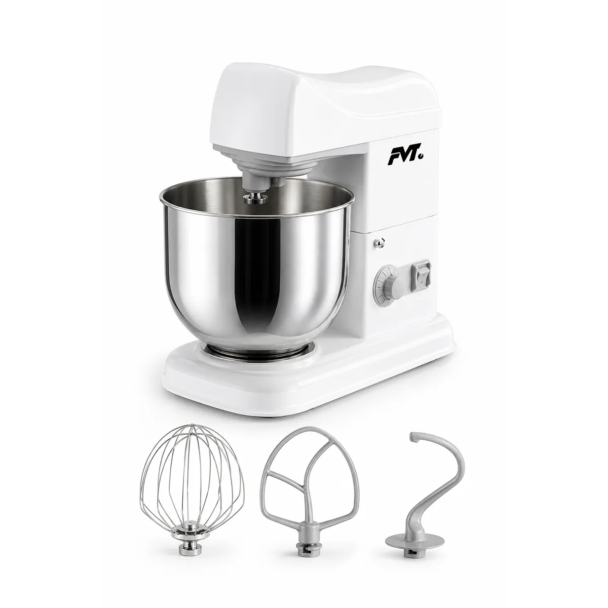 상업용 스탠드 믹서 신선한 크림 휘핑 믹서 4 조각 첨부 파일 - 펄프기 - Food Mach Tech