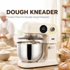 Stand Mixer Dough Kneader, 1.5kW Electric Chef Mixer with 304 Stainless Steel Bowl - Pulping Machine - foodmachtech