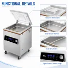 Industrial Single Chamber Vacuum Packing Machine, Large Capacity Commercial Food Vacuum Sealing Equipment - Packaging Machine - foodmachtech