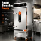 Kommerzieller Reis dampfer - Dampfende Kabinett - foodmachtech