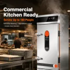 Kommerzieller Reis dampfer - Dampfende Kabinett - foodmachtech