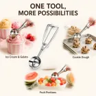 방아쇠 손잡이를 가진 스테인리스 아이스크림 특종 -  - Food Mach Tech