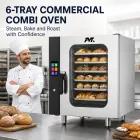 6-트레이 상업 콤비 오븐 -  - Food Mach Tech