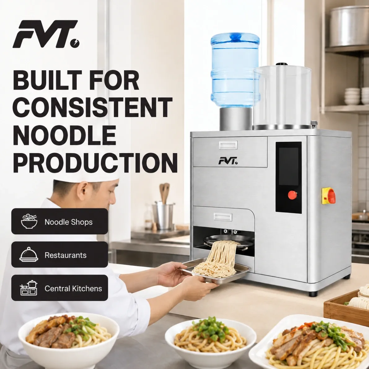 Voll automatische Nudel maschine -  - Food Mach Tech