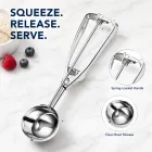 방아쇠 손잡이를 가진 스테인리스 아이스크림 특종 -  - Food Mach Tech