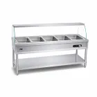 Edelstahl Buffet Lebensmittel wärmende Tabelle -  - Food Mach Tech