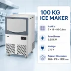 100  kg kommerzielle Eismaschine - Eismaschine - Food Mach Tech