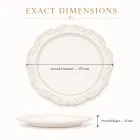 프렌치 레트로 스테이크 플랫 플레이트 -  - Food Mach Tech