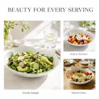 세라믹 꽃 모양 그릇 -  - Food Mach Tech