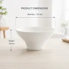 북유럽 스타일 뼈 중국 국수 그릇, 매운 냄비, 차가운 국수 및 얼음 젤리에 적합 -  - Food Mach Tech