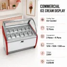 Luftgekühlte Eiscreme-Anzeige - Vitrine - Food Mach Tech