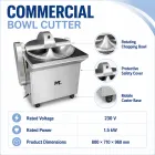 상업적인 스테인리스 그릇 절단기 기계, 고기 & 야채 잘 짜는 섞는 기계 - 크러셔 - Food Mach Tech