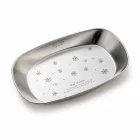 Khay phục vụ hình chữ nhật bằng thép không gỉ hình bông tuyết -  - Food Mach Tech