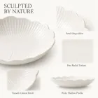 세라믹 꽃 모양 그릇 -  - Food Mach Tech