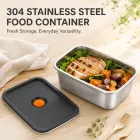 식품 등급 304 스테인레스 스틸 밀폐 식품 용기 -  - Food Mach Tech