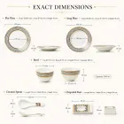 유럽 스타일의 가벼운 럭셔리 디너 세트 2 인 -  - Food Mach Tech
