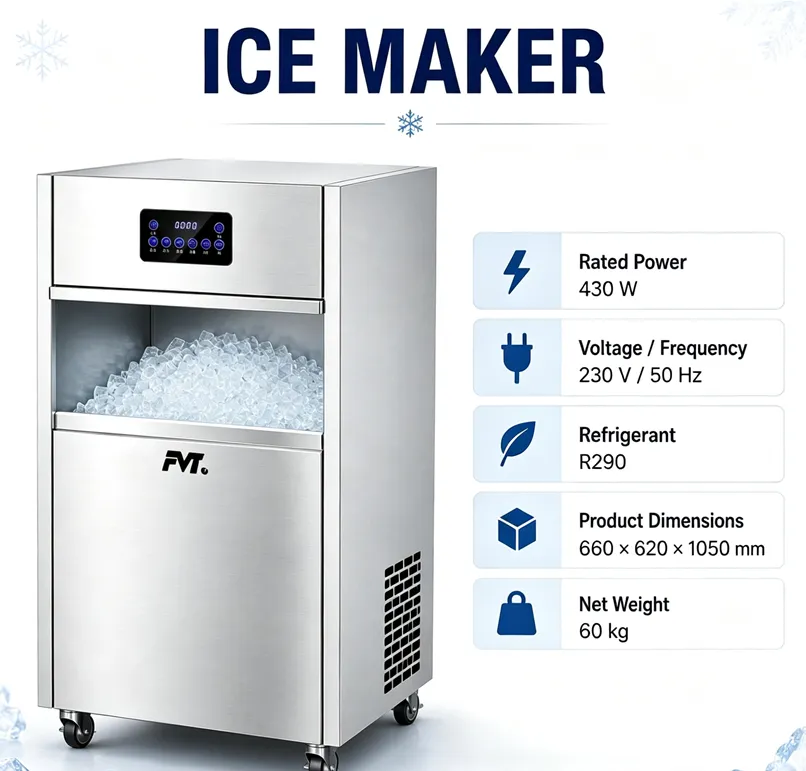 Kommerzielle Premium-Eismaschine - Eismaschine - Food Mach Tech
