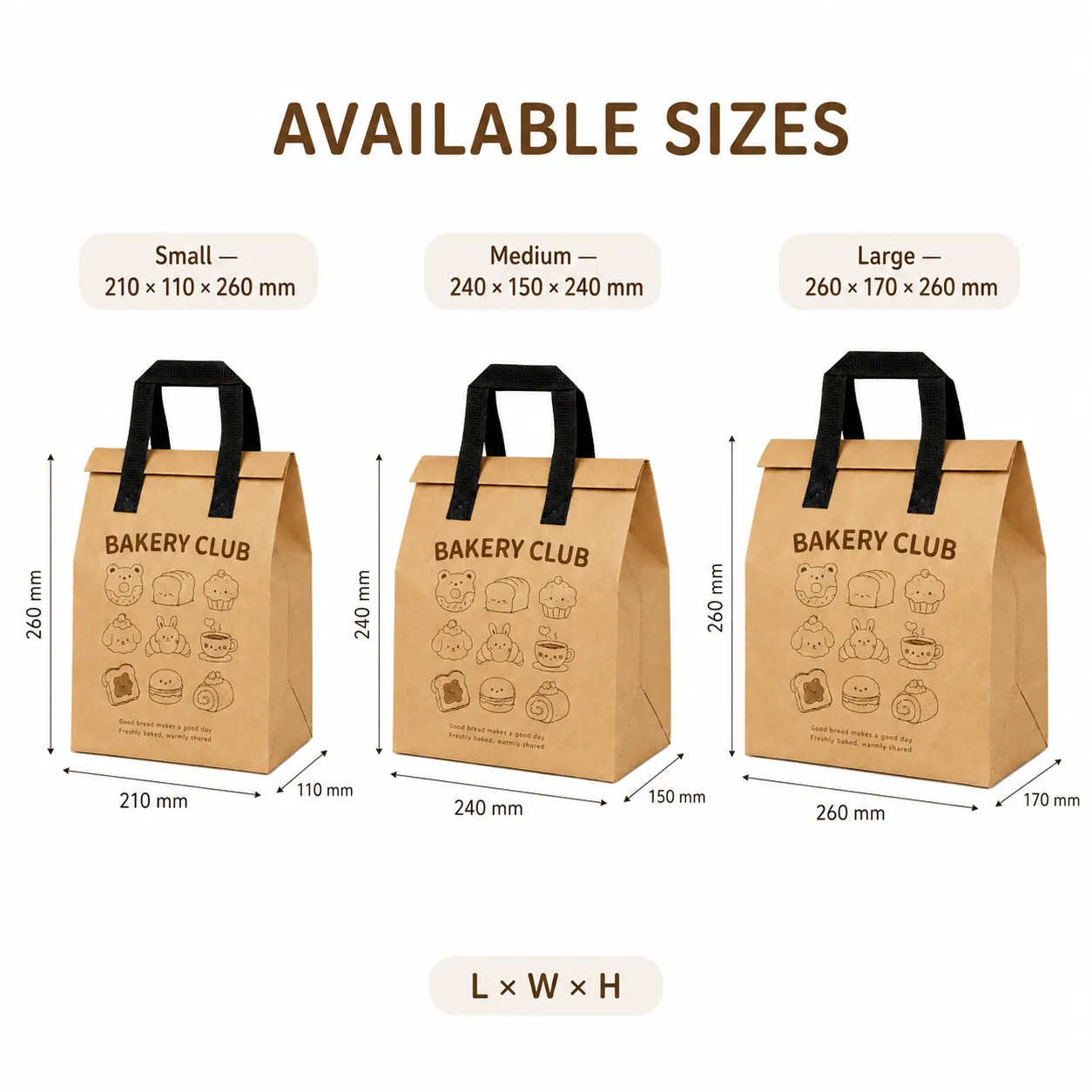 디저트 신선한 유지 (50 PCS) 를 위한 부직포 절연 가방 -  - Food Mach Tech