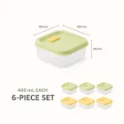 식품 저장 용기 세트 6, 400 cules 식사 준비 용기 -  - Food Mach Tech