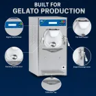 Kommerzielle integrierte Gelato-Eiscreme-Maschine mit Pasteur isierungs funktion -  - Food Mach Tech