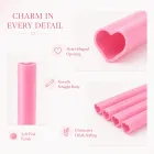 Cannucce di plastica a forma di cuore (200 PCS) -  - Food Mach Tech