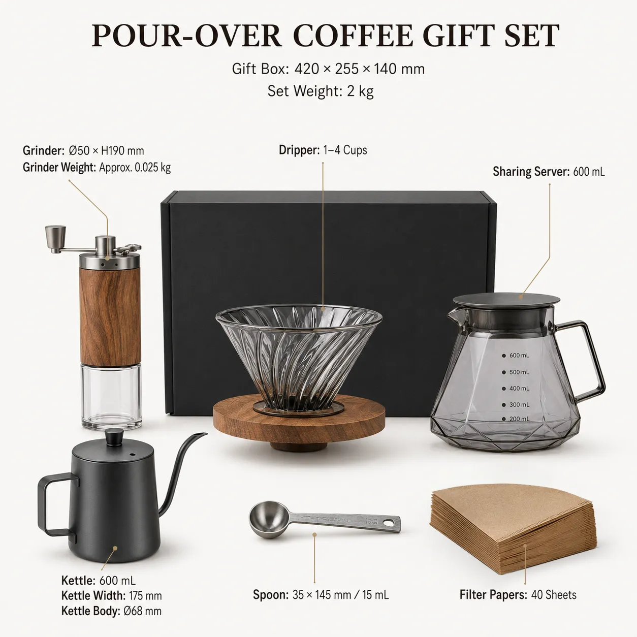 Hand-Tropf-Kaffee-Set -  - Food Mach Tech