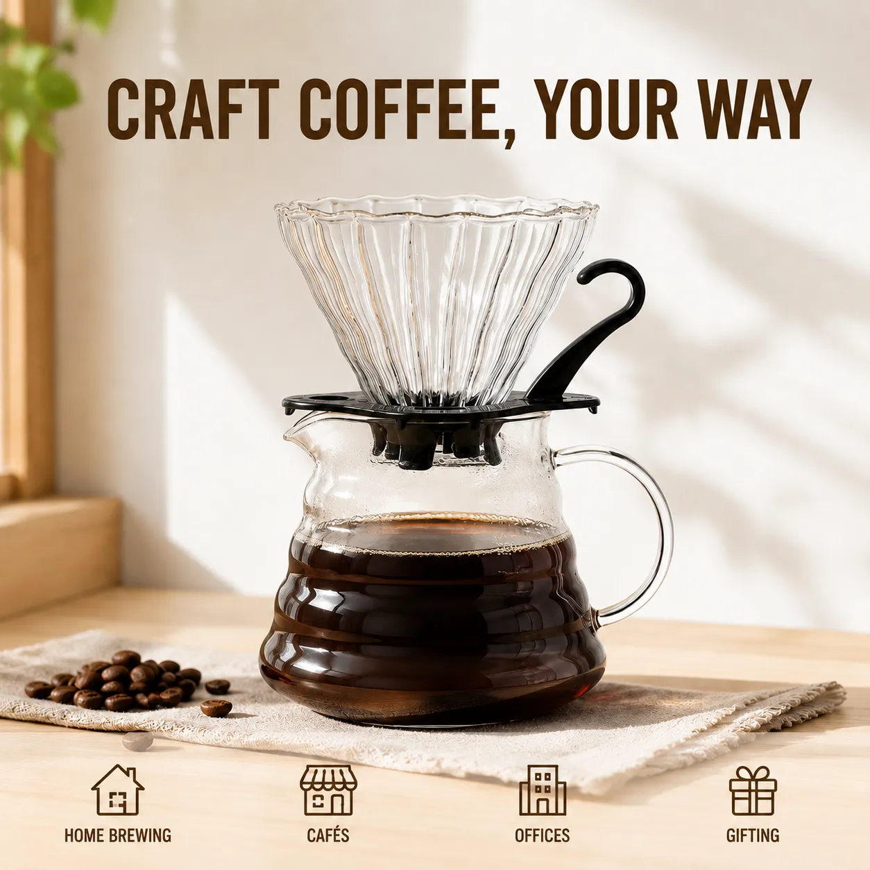 Pour-Over Coffee Dripper -  - Food Mach Tech
