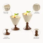 중세기 빈티지 디저트 컵 -  - Food Mach Tech