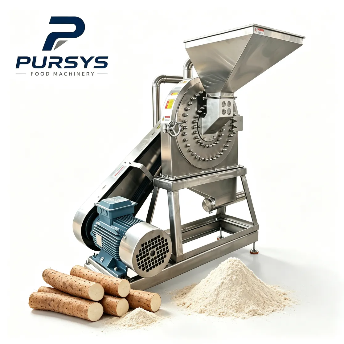 Automatic Yam Flour Making Machine Herbal Grinding Machine Powder Making Equipment - Food Crushers - foodmachtech