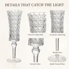 양각 프랑스 스타일 샴페인 유리 -  - Food Mach Tech