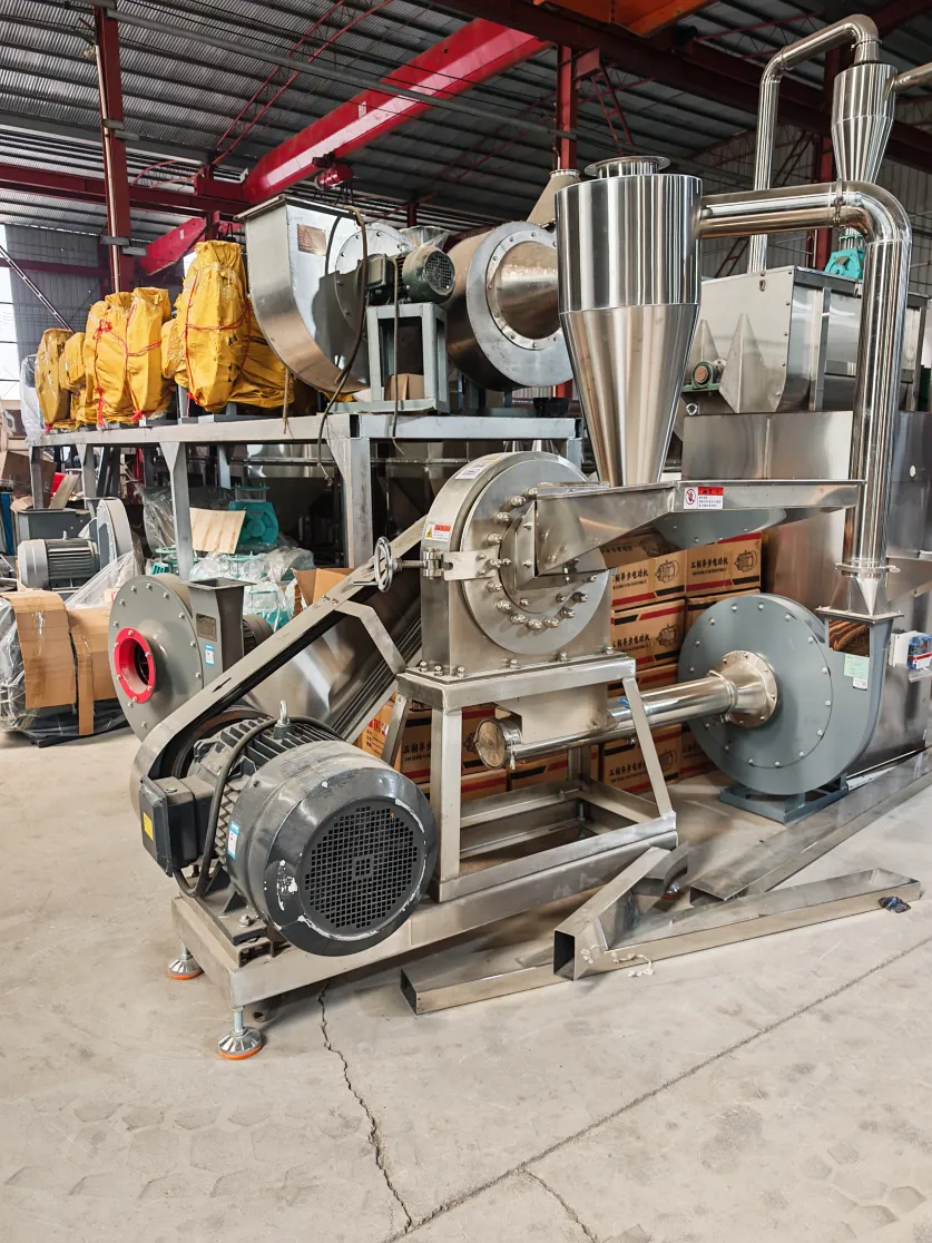 Rice Grinding Mill Food Factory Grinding Machine Food Grinder Grain Ginger Grinders Food Grade Red - Food Crushers - foodmachtech