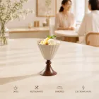 중세기 빈티지 디저트 컵 -  - Food Mach Tech