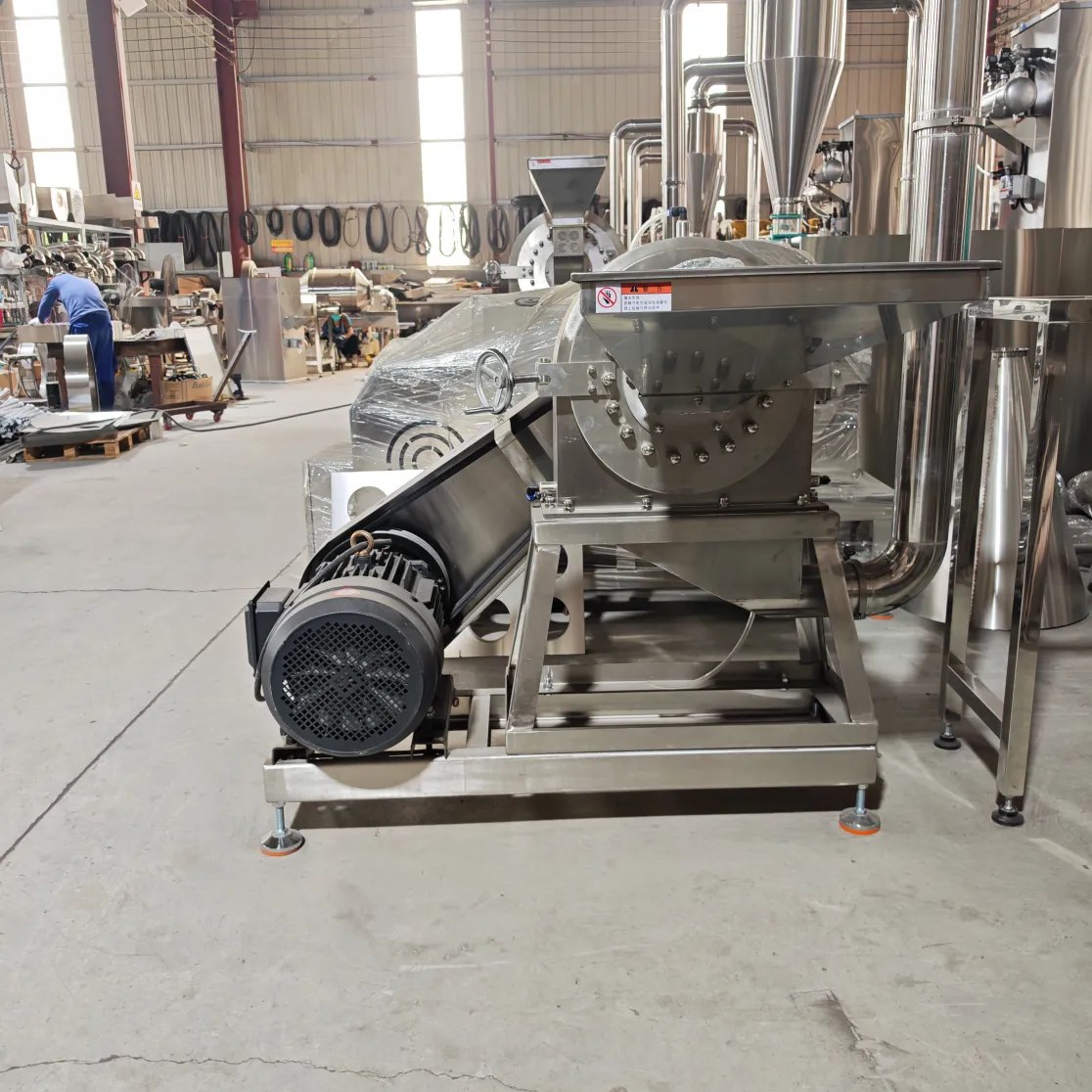 Universal Spice Crusher Stainless Steel Rice Wheat Corn Flour Grinder Ginger Cinnamon Pepper Garlic Powder Making Machine Icing - Food Crushers - foodmachtech