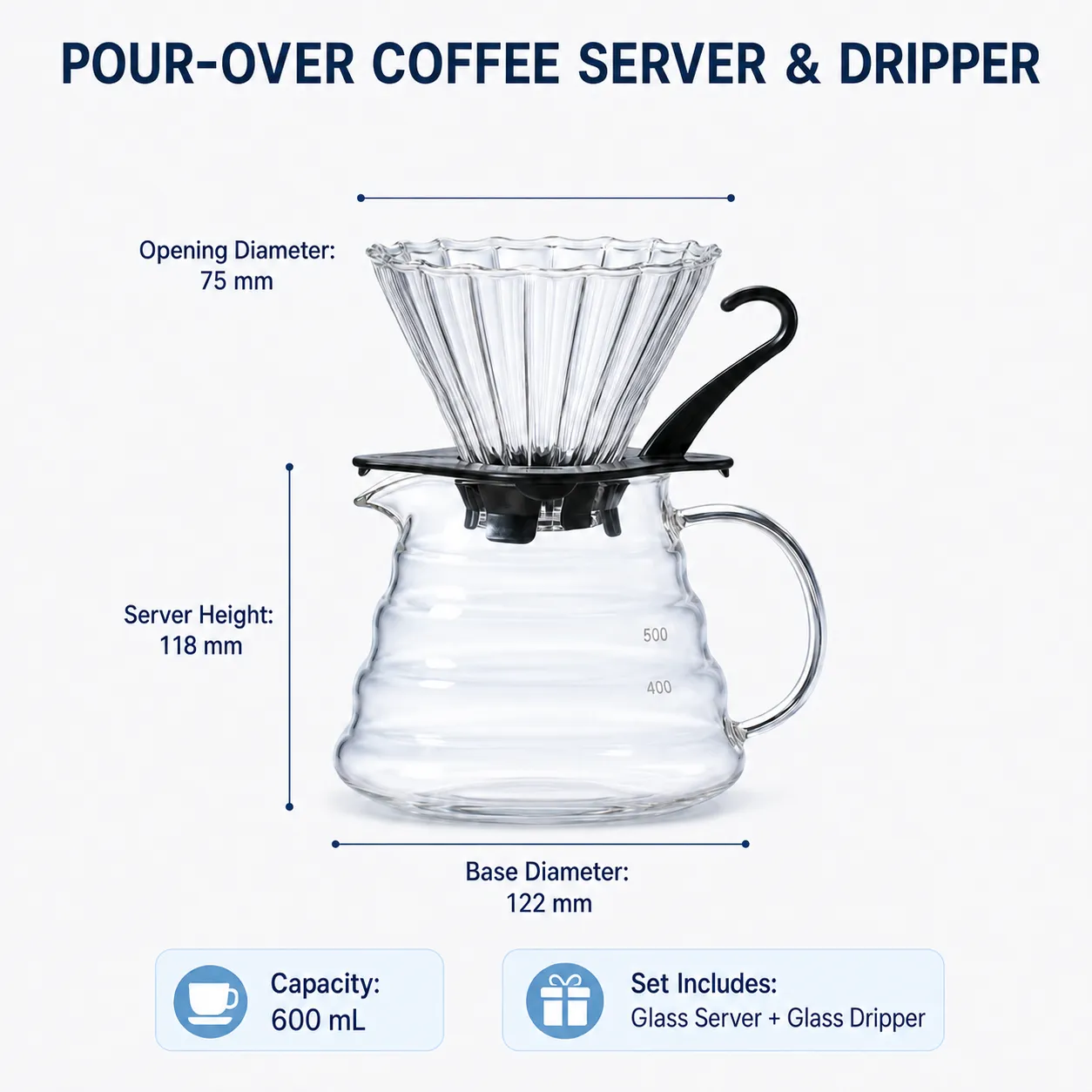 Pour-Over Coffee Dripper -  - Food Mach Tech
