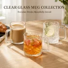 320ml Quadratischer Griff Kaffeetassen mit 3 Texturen (einfach/gehämmert/Diamant) -  - Food Mach Tech