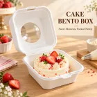 클리어보기 창 (10 PCS) 을 가진 clamshell 케이크 포장 상자 -  - Food Mach Tech