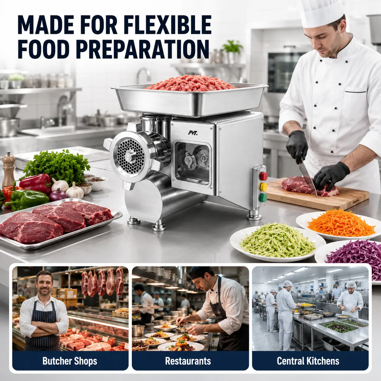 Máy xay thịt nhỏ -  - Food Mach Tech