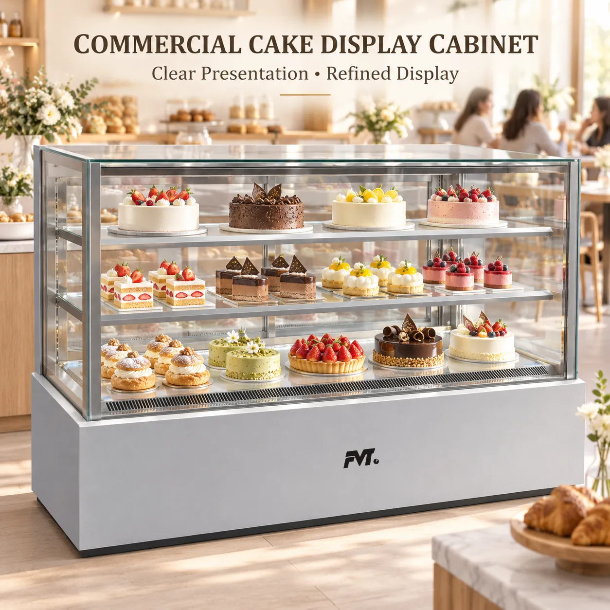 Kuchen-Display-Kühler -  - Food Mach Tech